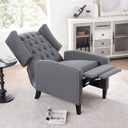 27.16 Wide Fabric Manual Wing Chair Recliner