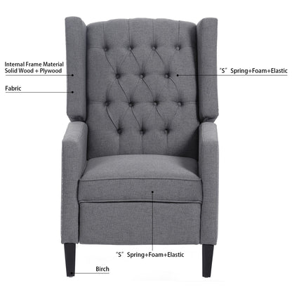 27.16 Wide Manual Wing Chair Recliner