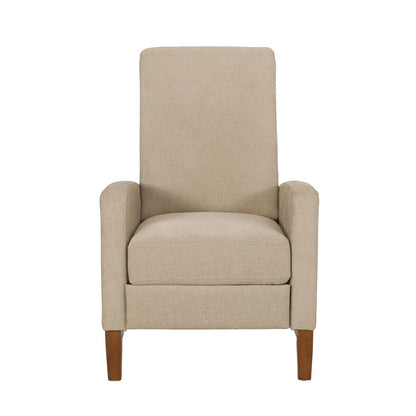 27 Wide Wood Hand Manual Club Recliner Classic Overstuffed Single Recliner Sofa,Living Room Furniture