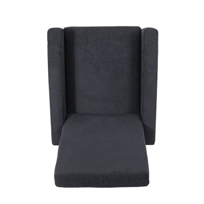27'' Wide Wood Hand Manual Club Recliner