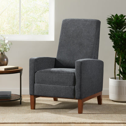 27'' Wide Wood Hand Manual Club Recliner