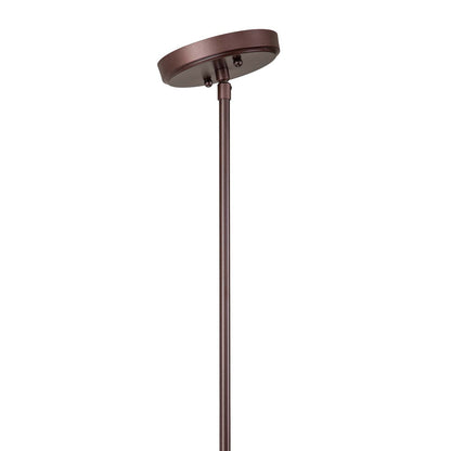 3-Light Industrial Farmhouse Dome Pendant Metal Linear Kitchen Island Pendant Light Oil Rubbed Bronze Finish
