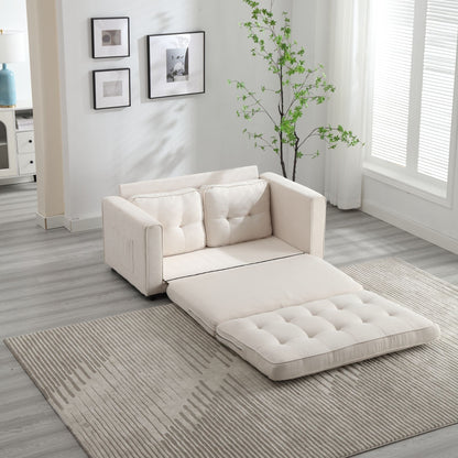 3 Fold Convertible Futon Couch Sleeper Sofa Bed