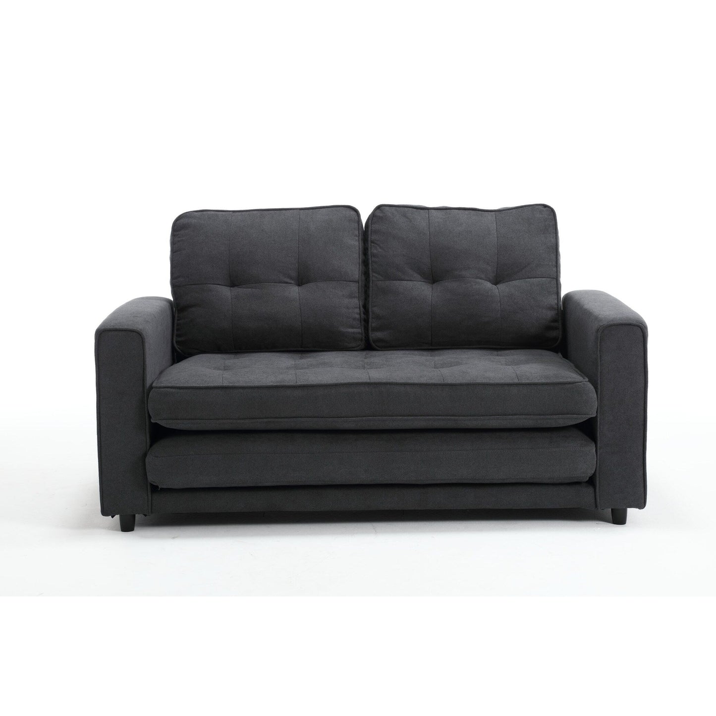 3 Fold Convertible Futon Couch Sleeper Sofa Bed