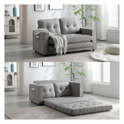 3 Fold Sofa Convertible Futon Couch sleeper sofabed Pull Out Couch Bed