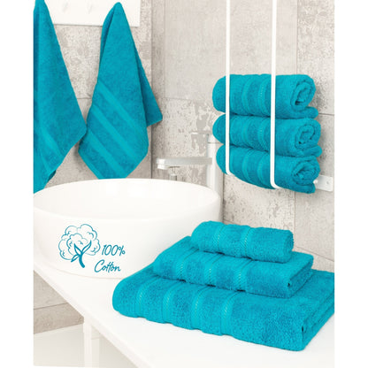 3 Piece Bathroom Towel Set 100% Cotton Luxury Turkish Bath Hand Towels Extra Large Face Towels Clearance Set