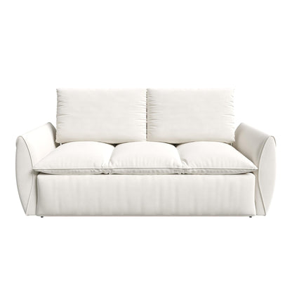 3-Seat Convertible Sleeper Sofa Bed with 2-in-1 Pillow & Blanket Set