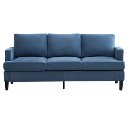 3-Seater Sofa - Breathable Fabric, Supportive Armrests & Sturdy Legs