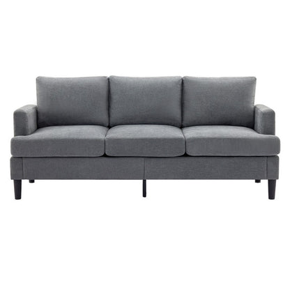 3-Seater Sofa - Breathable Fabric, Supportive Armrests & Sturdy Legs