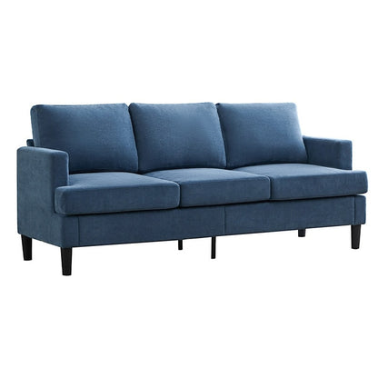 3-Seater Sofa - Breathable Fabric, Supportive Armrests & Sturdy Legs