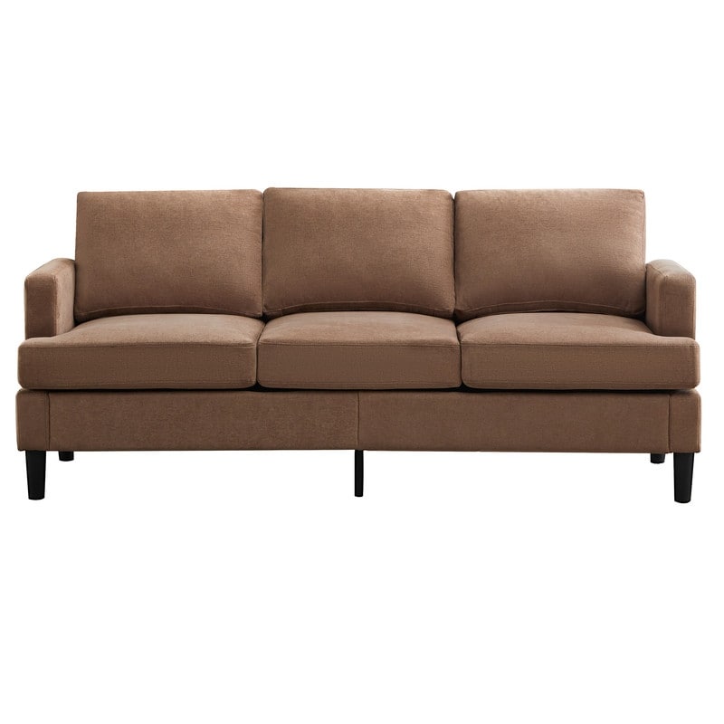 3-Seater Sofa - Breathable Fabric, Supportive Armrests & Sturdy Legs