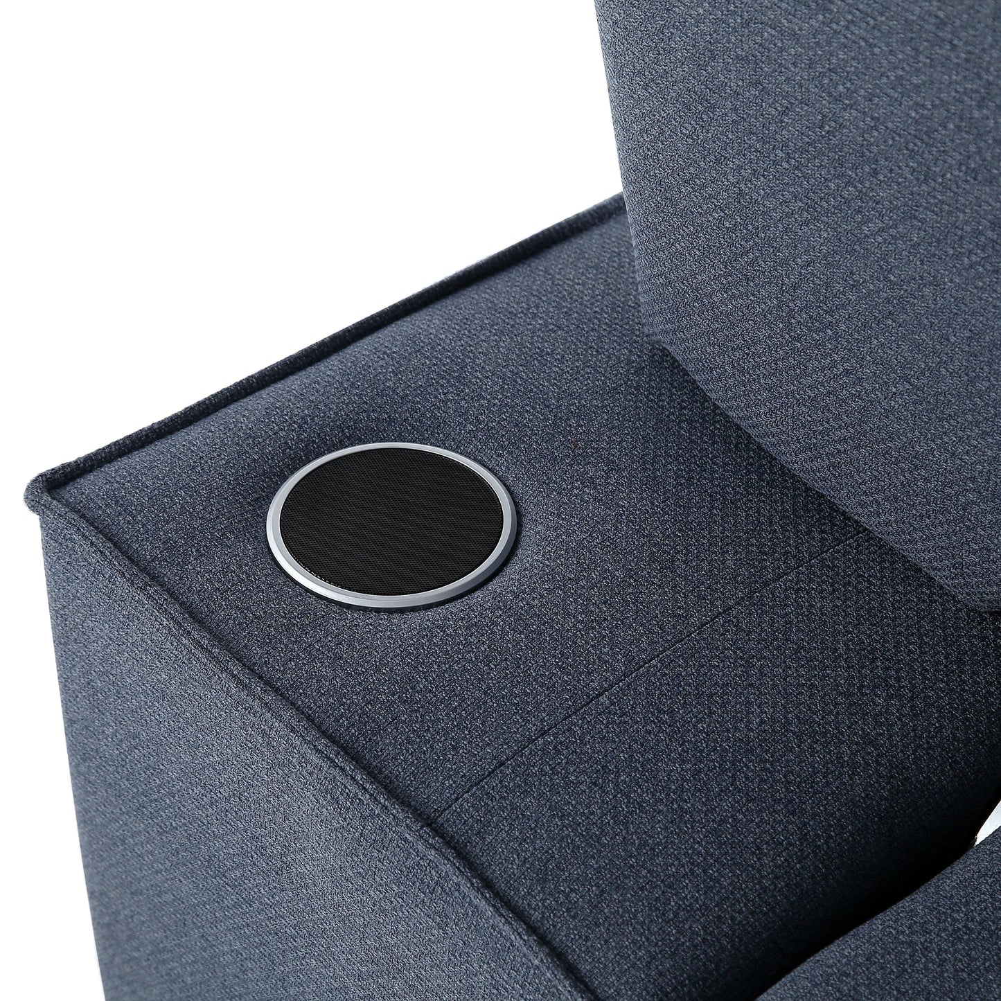 3-in-1 Convertible Chair Bed Adjustable Sofa Reclining Lounge with Bluetooth Speakers, USB Ports and Soft Pillow