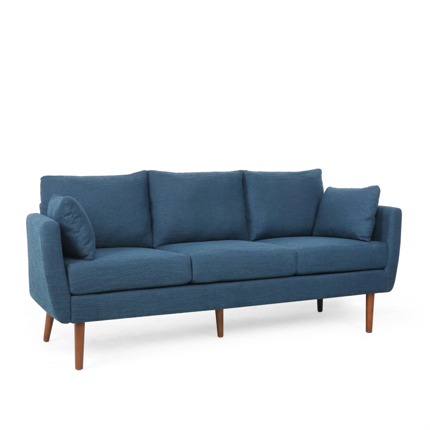 3-seater Sofa with Birchwood Legs and Pillows