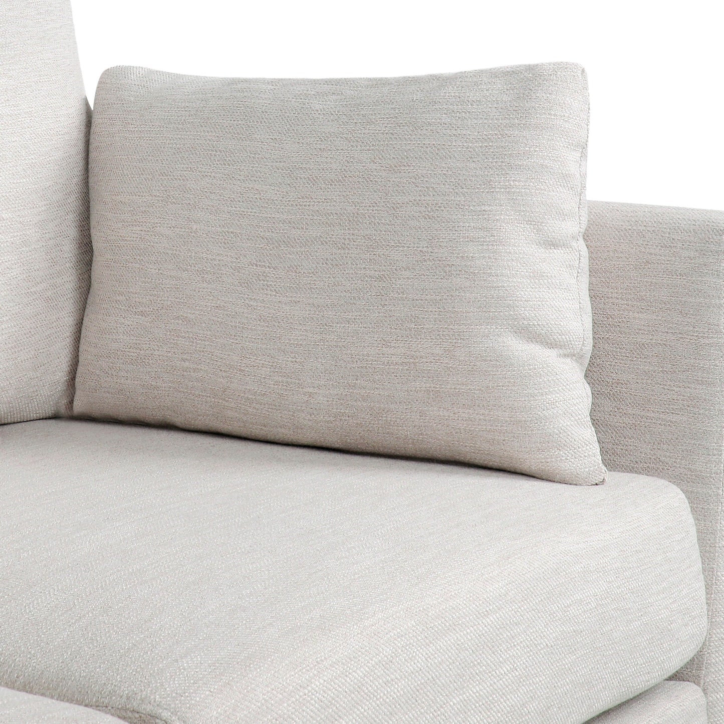 3-seater Sofa with Birchwood Legs and Pillows