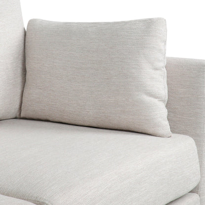 3-seater Sofa with Birchwood Legs and Pillows