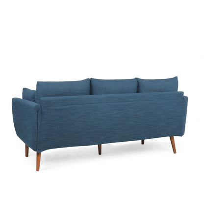 3-seater Sofa with Birchwood Legs and Pillows