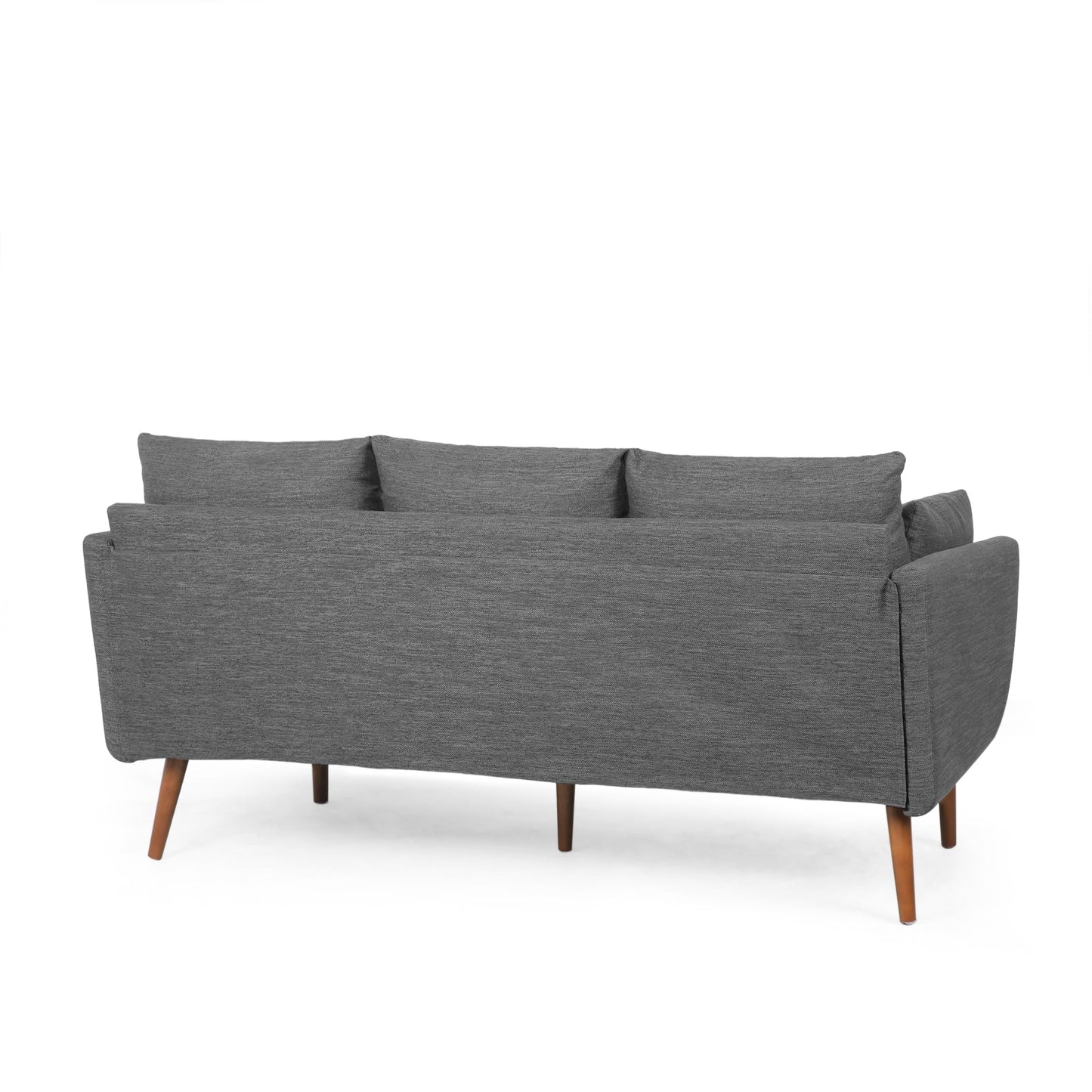 3-seater Sofa with Birchwood Legs and Pillows