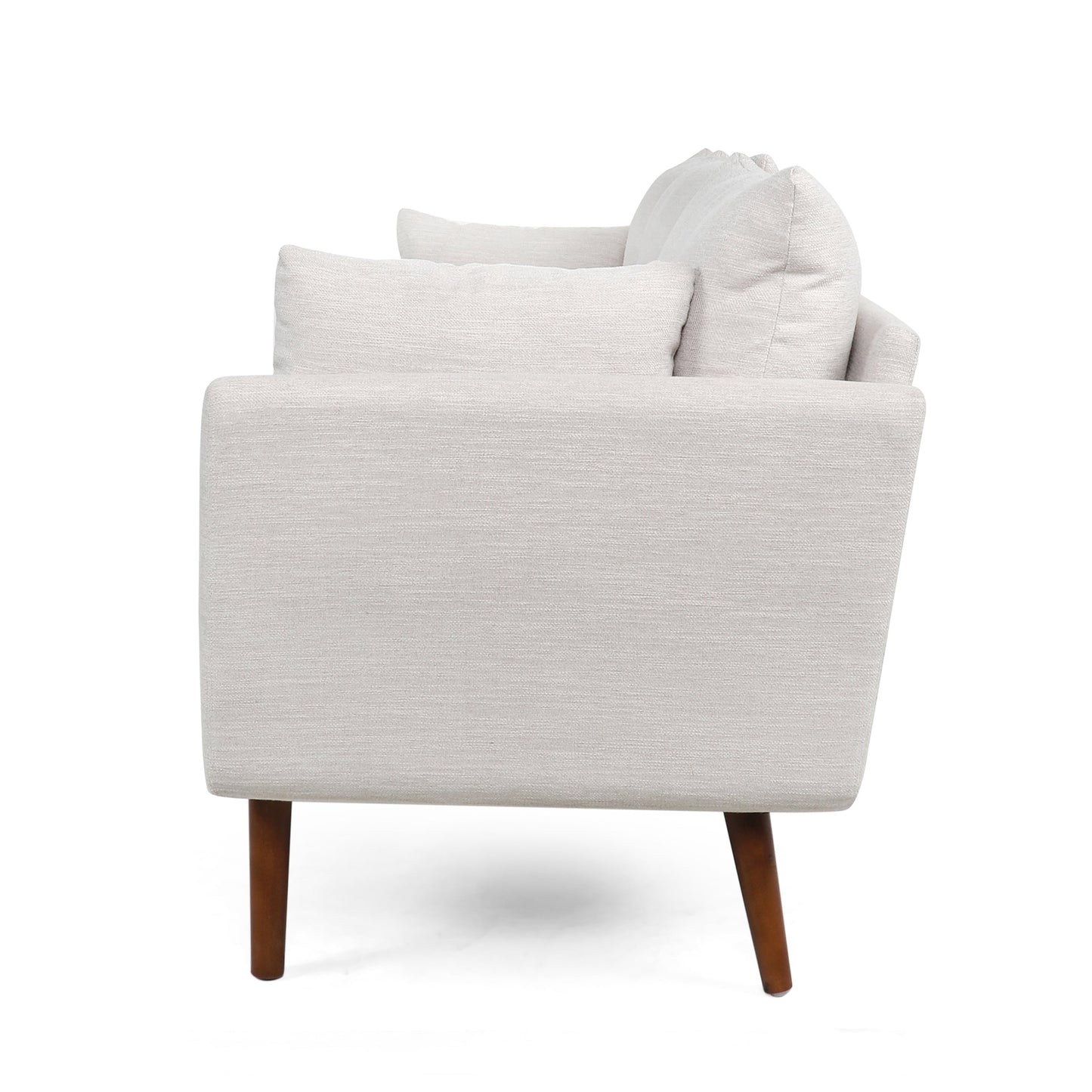 3-seater Sofa with Birchwood Legs and Pillows