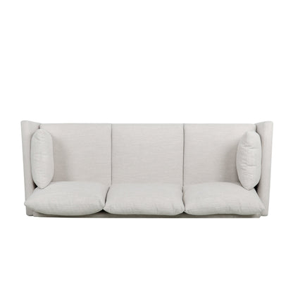 3-seater Sofa with Birchwood Legs and Pillows