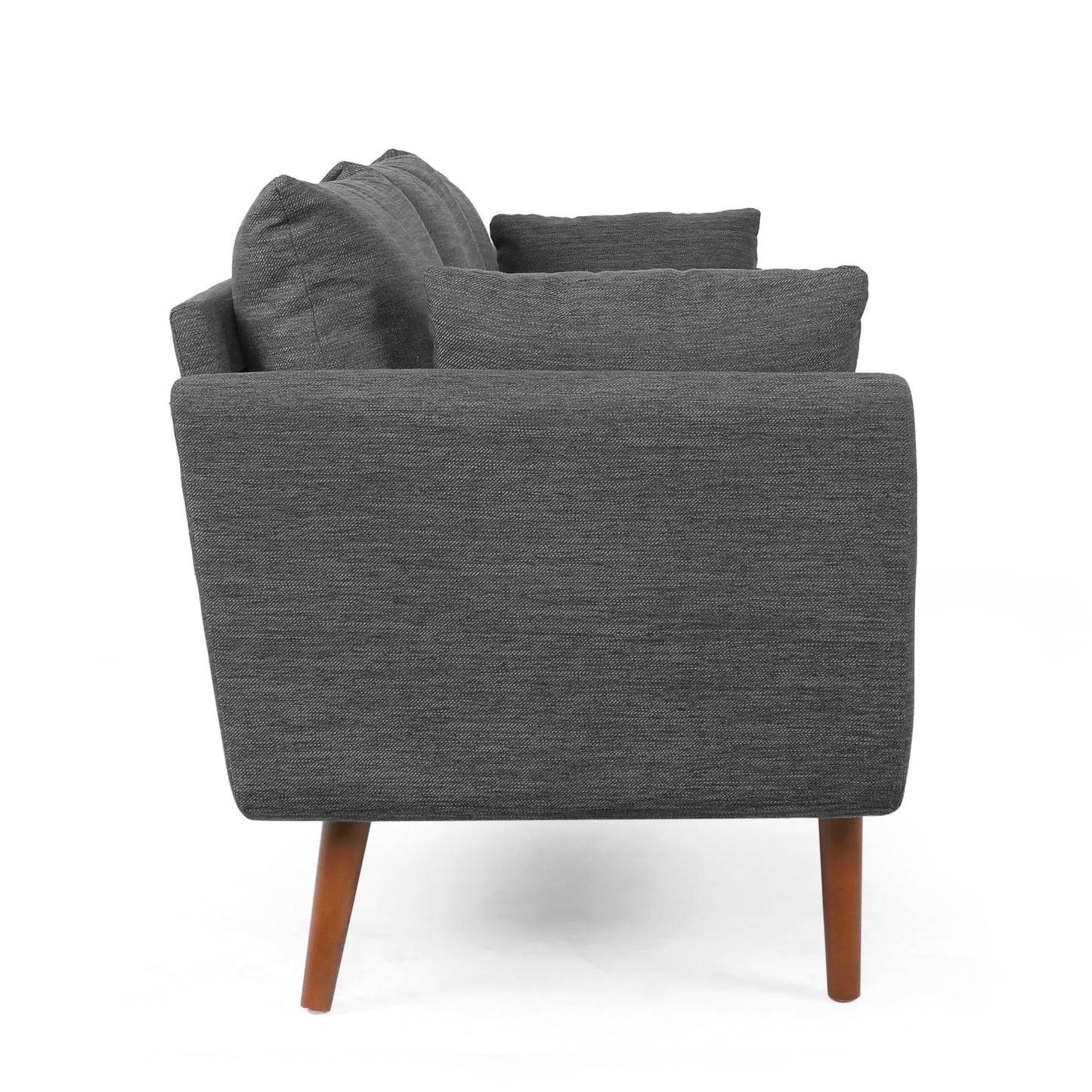 3-seater Sofa with Birchwood Legs and Pillows