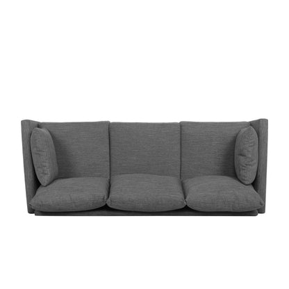 3-seater Sofa with Birchwood Legs and Pillows