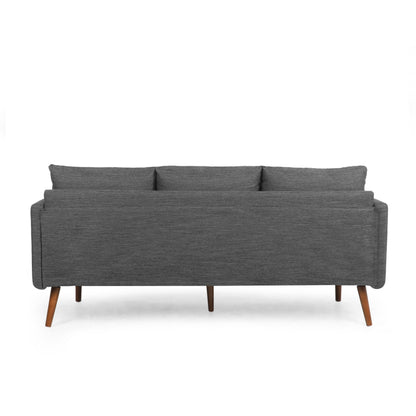 3-seater Sofa with Birchwood Legs and Pillows
