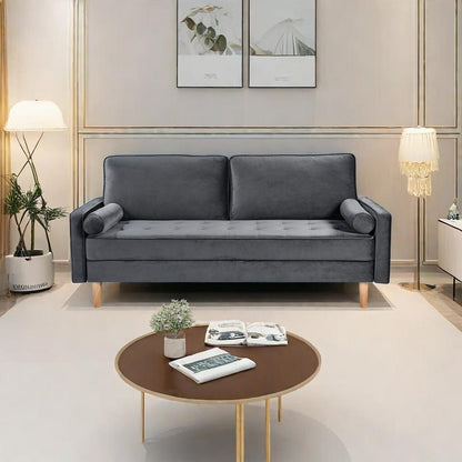 3-seater Sofa with Cotton Cushion