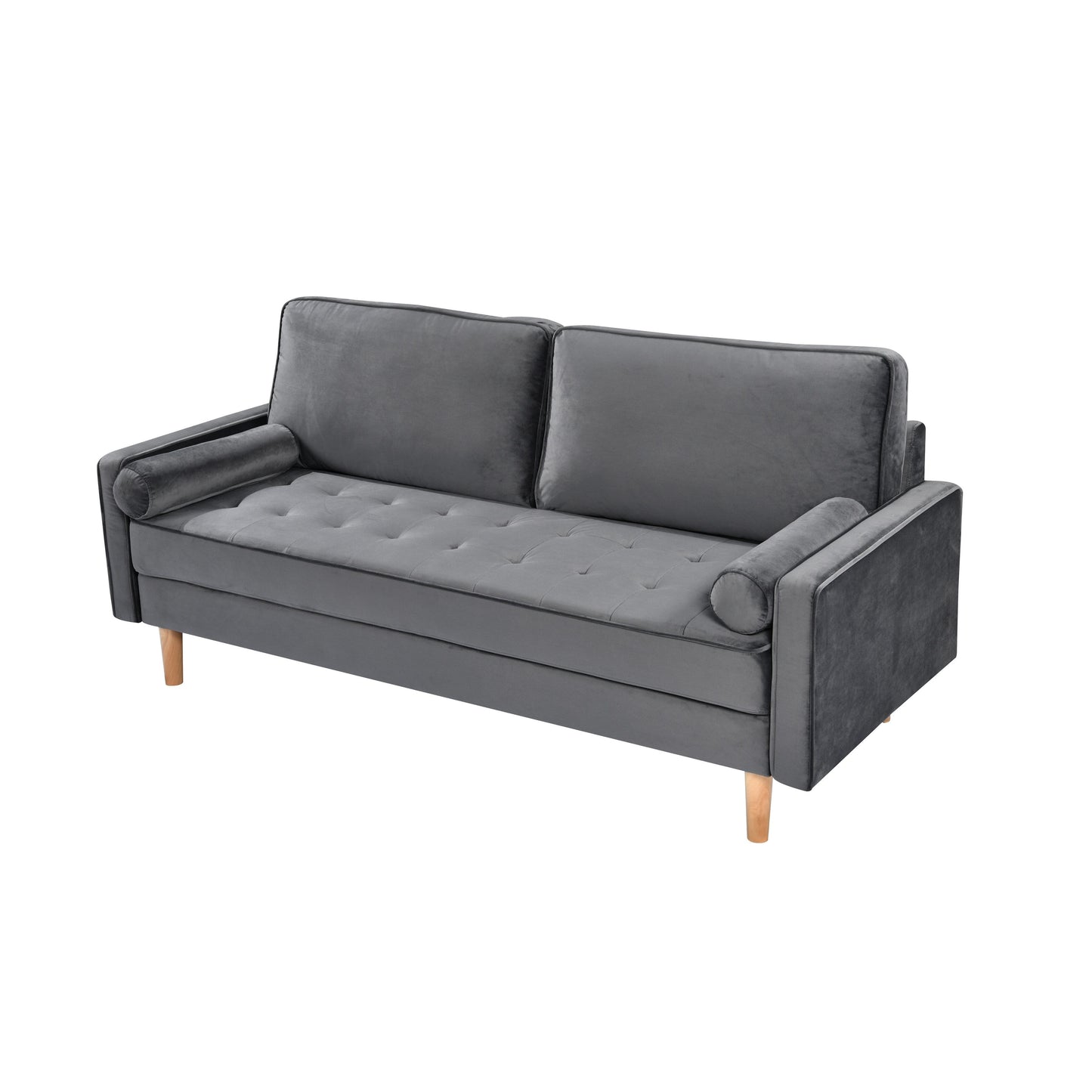 3-seater Sofa with Cotton Cushion