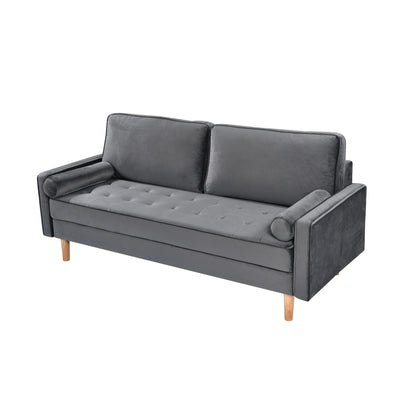 3-seater Sofa with Cotton Cushion