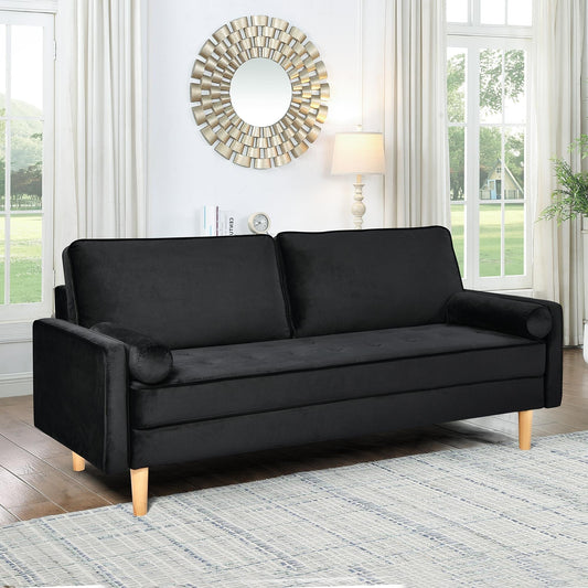 3-seater Sofa with Cotton Cushion