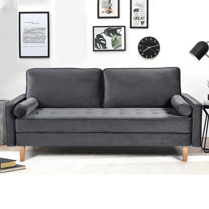 3-seater Sofa with Cotton Cushion