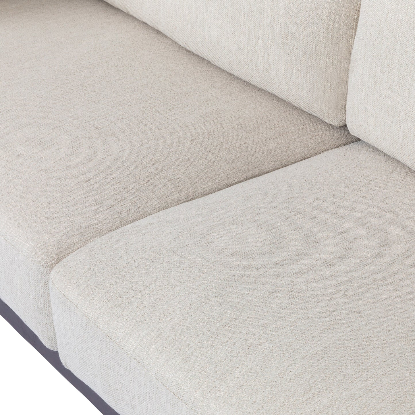 3-seater Sofa with Wood Legs and Exposed Frame