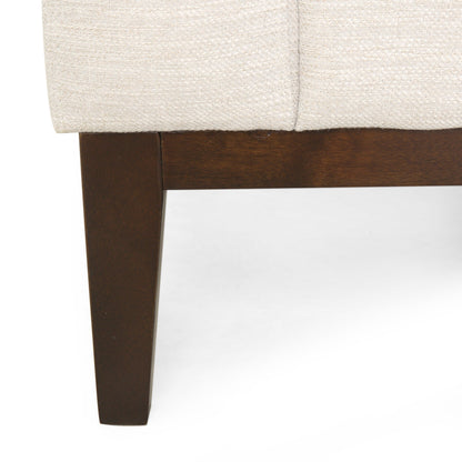 3-seater Sofa with Wood Legs and Matching Pillows