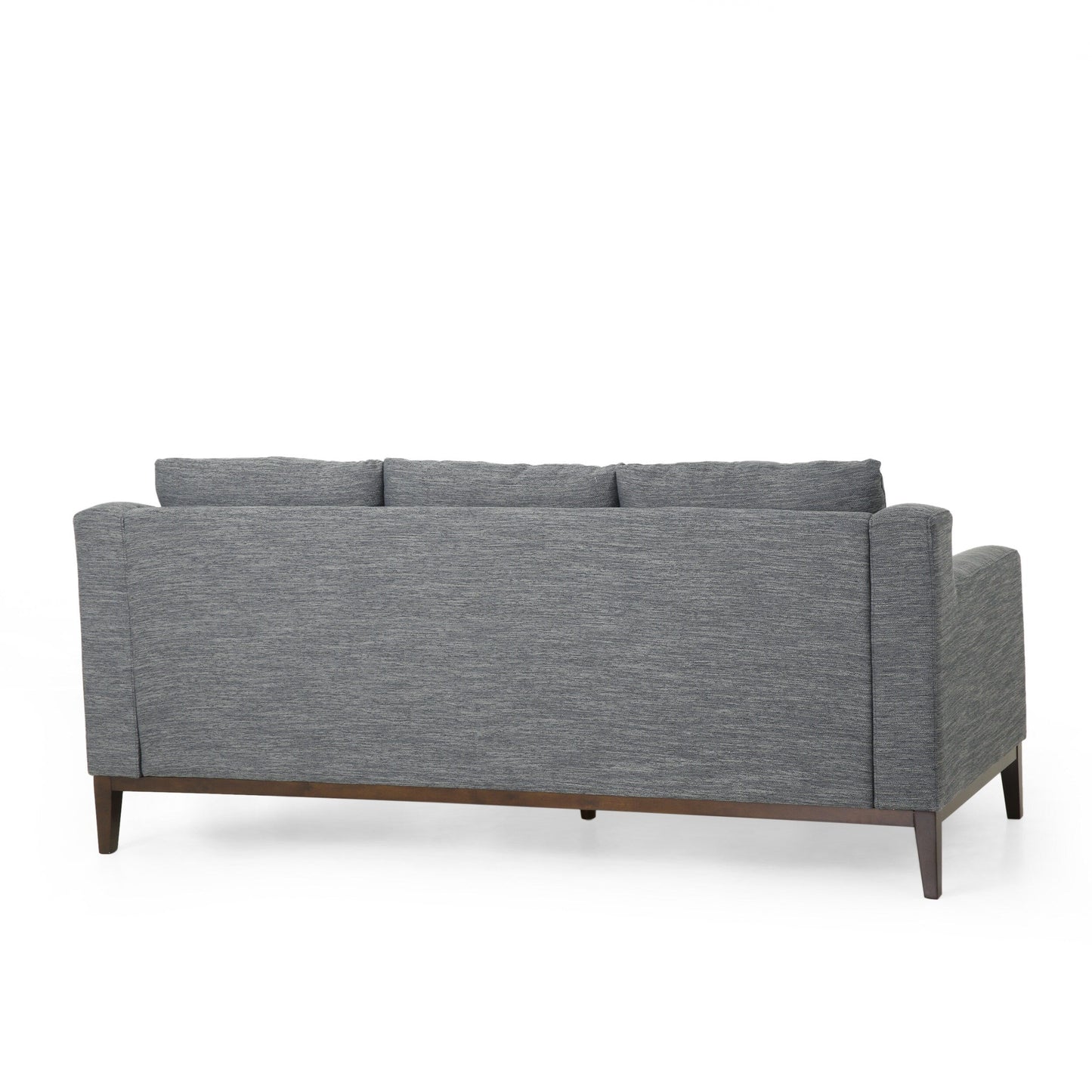 3-seater Sofa with Wood Legs and Matching Pillows