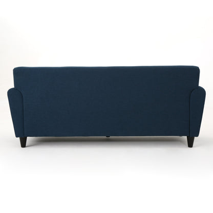 3-seater Sofa with Wood Legs and Plywood Frame
