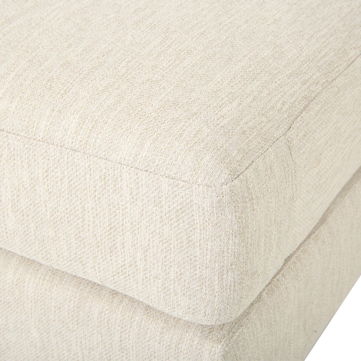 3-seater Sofa with Wood Legs and Two Pillows