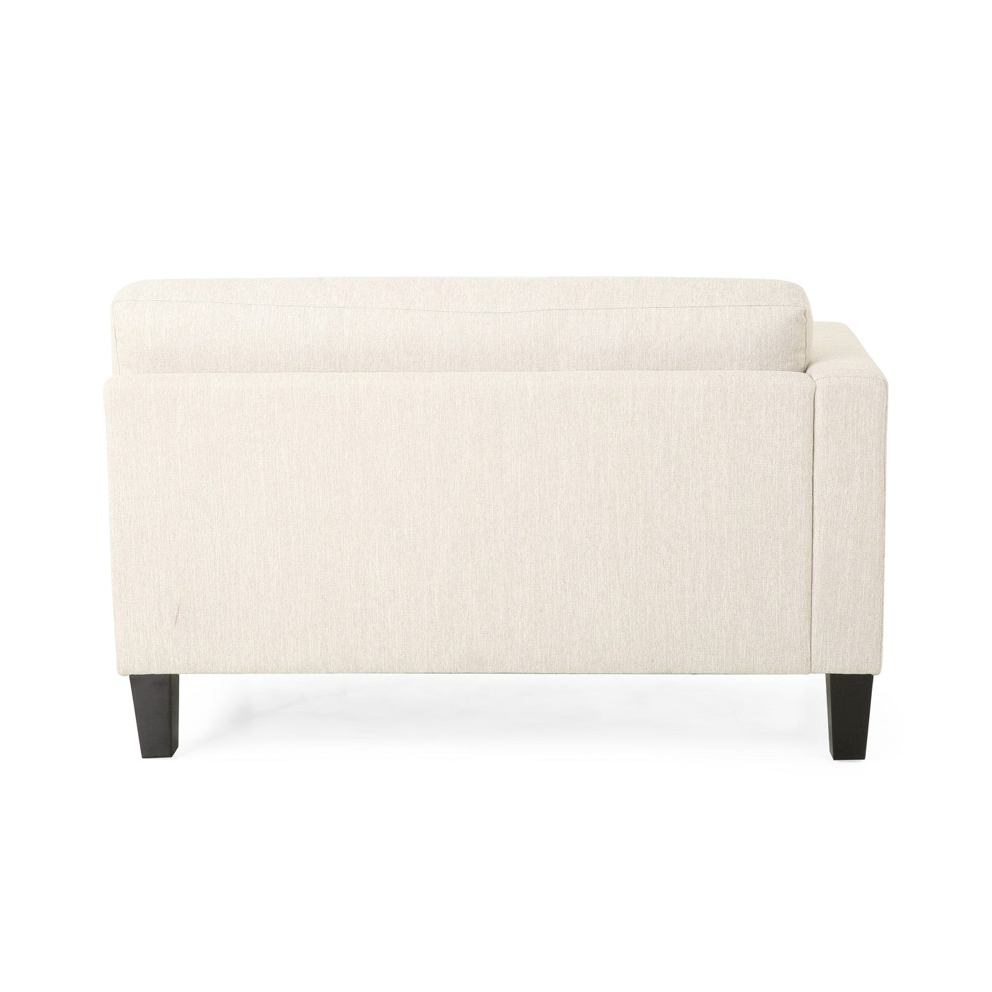 3-seater Sofa with Wood Legs and Two Pillows