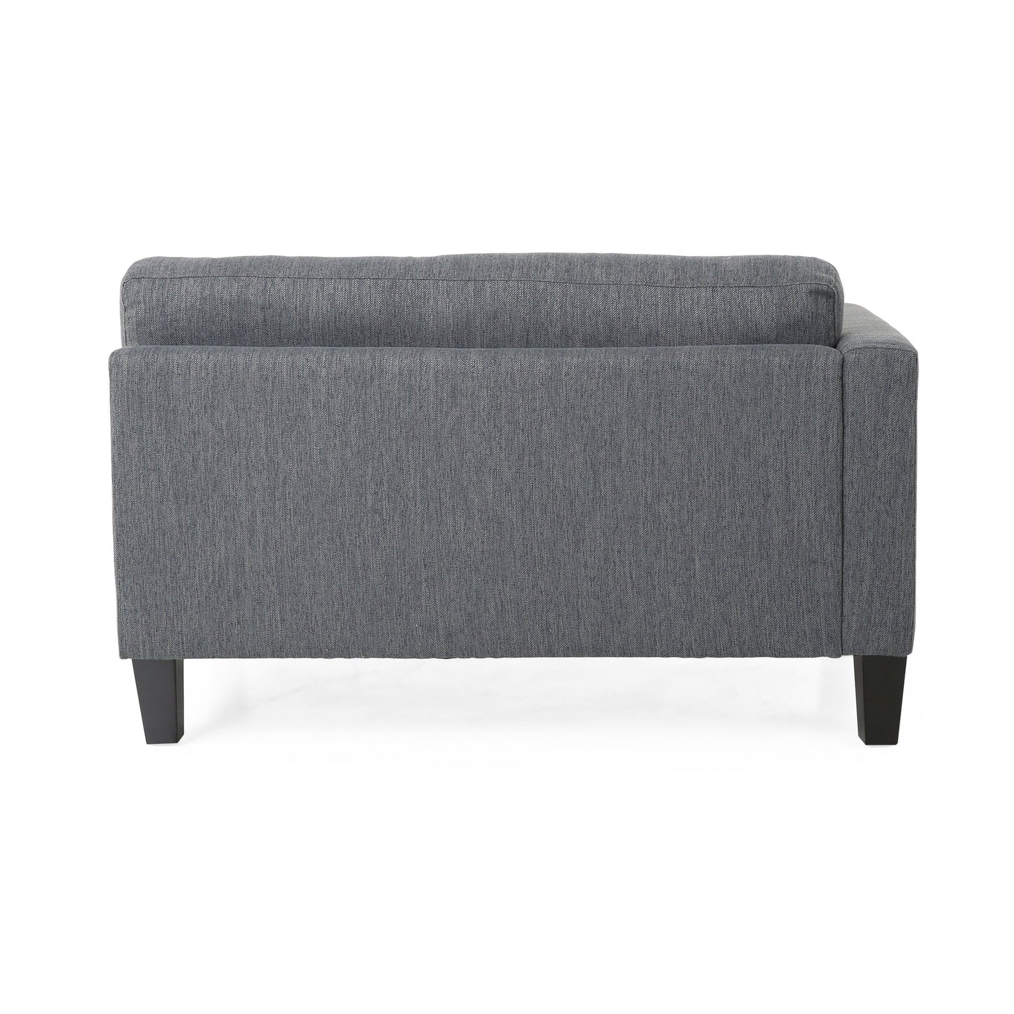 3-seater Sofa with Wood Legs and Two Pillows