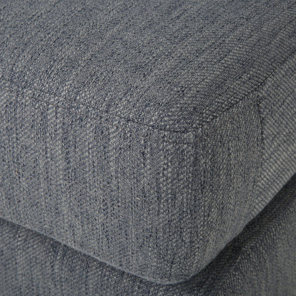 3-seater Sofa with Wood Legs and Two Pillows