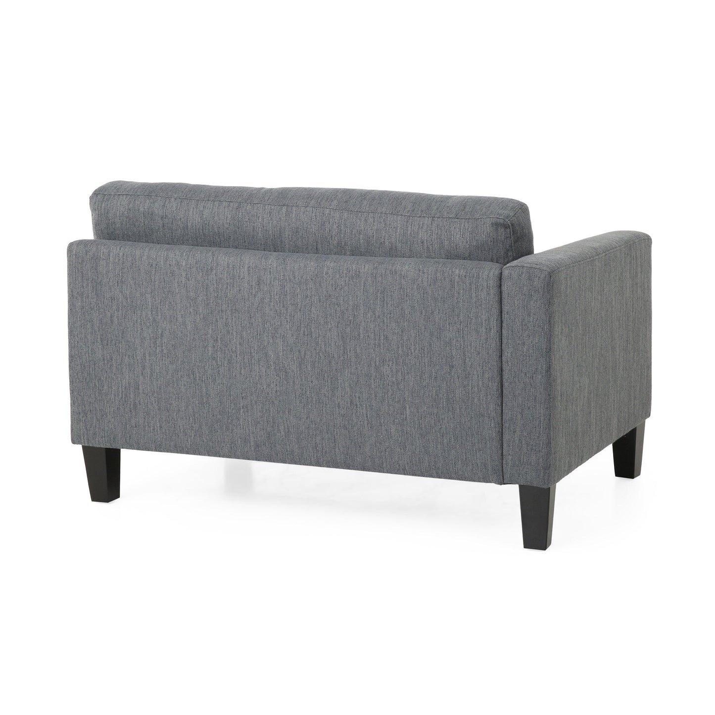 3-seater Sofa with Wood Legs and Two Pillows