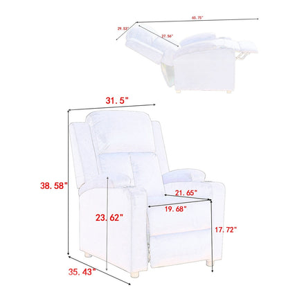 31.5'' Wide Recliner with 2 Cup Holder