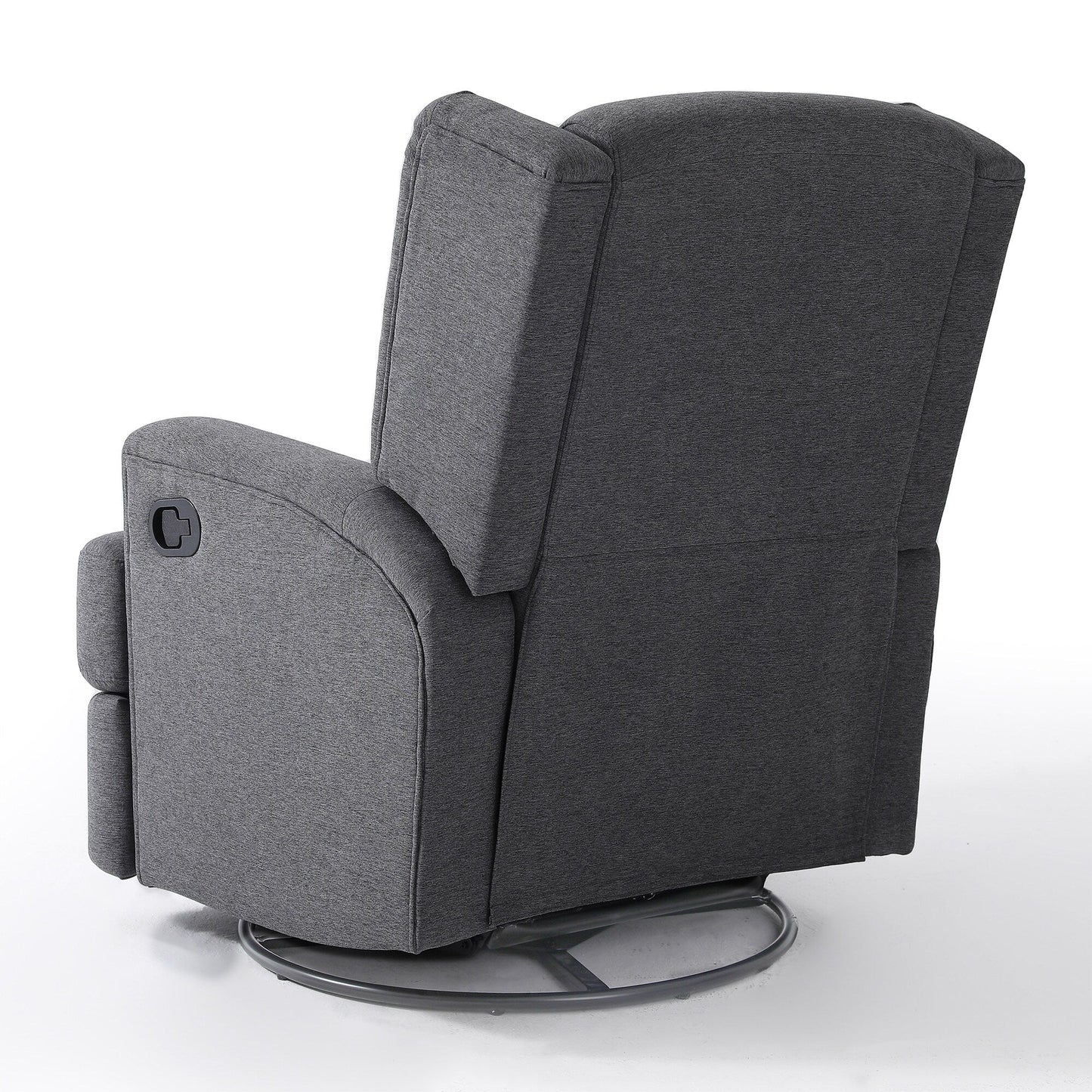 31'' W Wingback Manual Glider Swivel Rocker Recliner Nursery Chair
