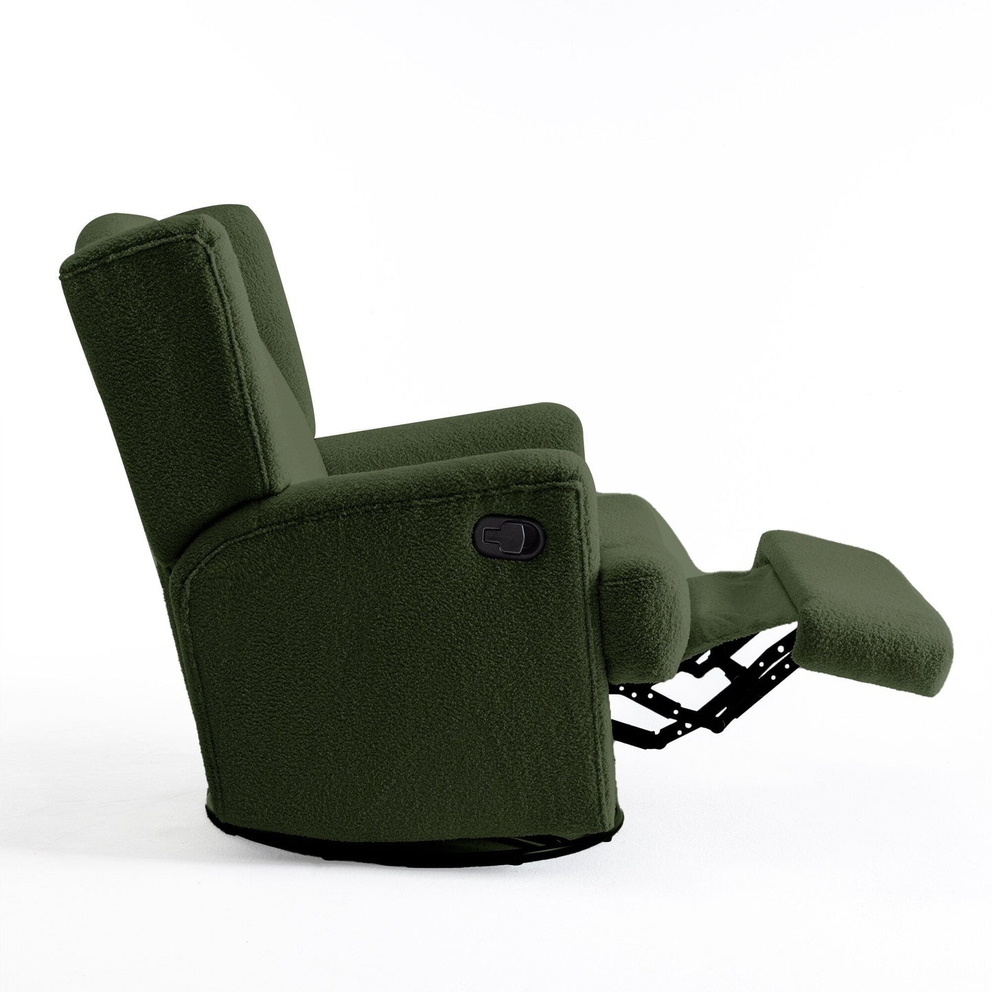 31'' W Wingback Manual Glider Swivel Rocker Recliner Nursery Chair