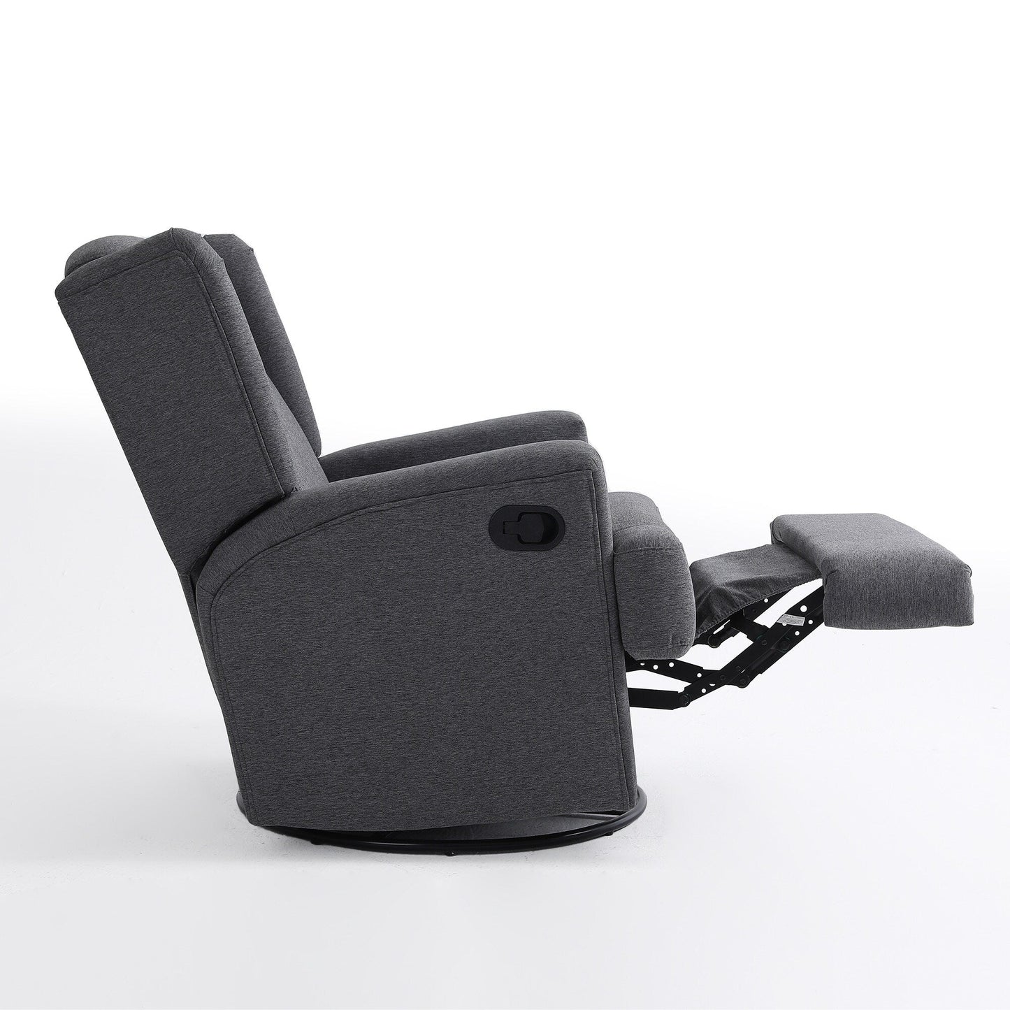 31'' W Wingback Manual Glider Swivel Rocker Recliner Nursery Chair