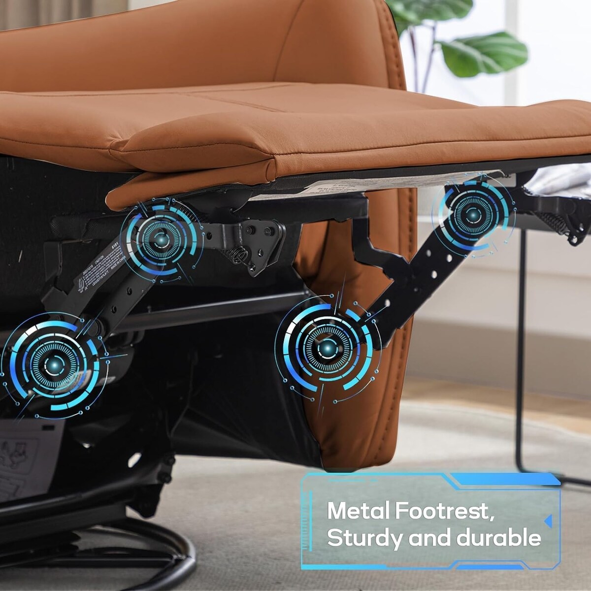 32.3'' Wide Power Swivel Rocker Recliner Chairwith USB Ports