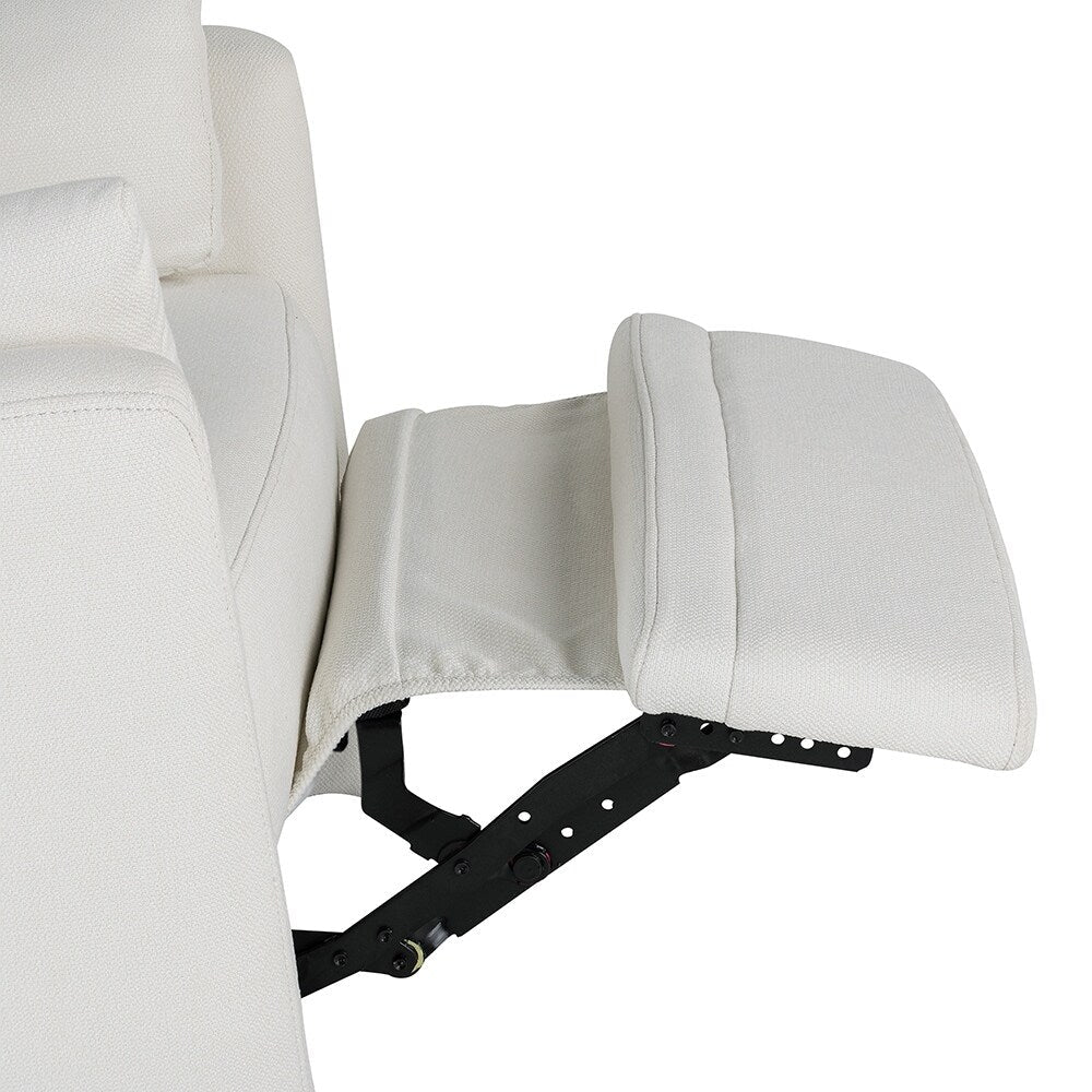 32 Nursing Rocker Recliner,Swivel Glider with 2 Pillows,Comfort Chair