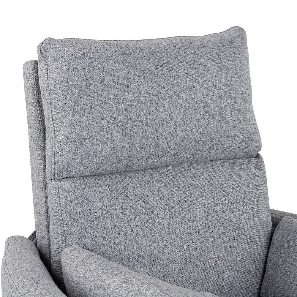 32 Nursing Rocker Recliner,Swivel Glider with 2 Pillows,Comfort Chair
