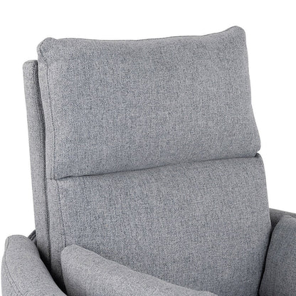 32 Nursing Rocker Recliner,Swivel Glider with 2 Pillows,Comfort Chair