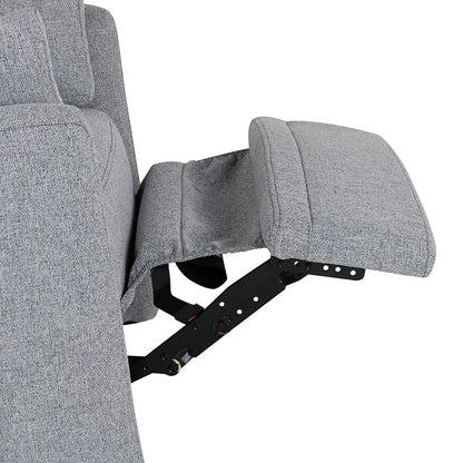 32 Nursing Rocker Recliner,Swivel Glider with 2 Pillows,Comfort Chair