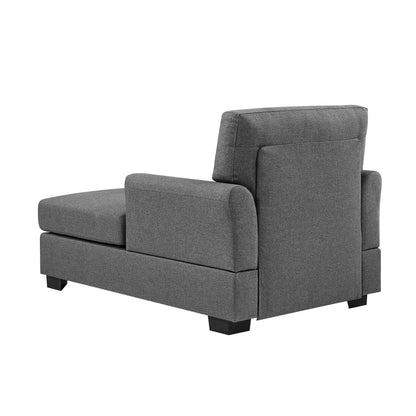 34 Wide Chaise Lounge,soft upholstered,durable polyester blend,buttonâtufted seat and back offer timeless style and comfort
